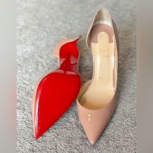 Christian Louboutin Blush Patent Leather Heels